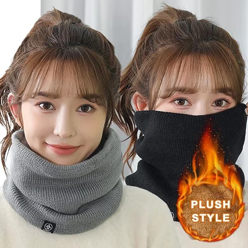 패션 여성 니트 스카프 솔리드 캐시미어 느낌 겨울 라이 - Muffler Men Wool 리뷰 및 가격