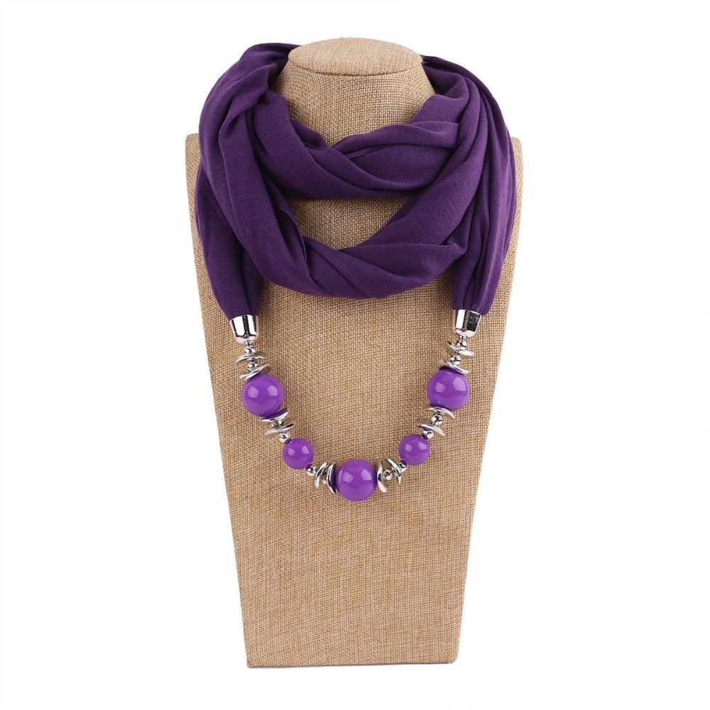 패션 쉬폰 스카프 단색 비즈 장식 스카프 빈티지 스타일 - Infinity Scarf Knit 리뷰 및 가격
