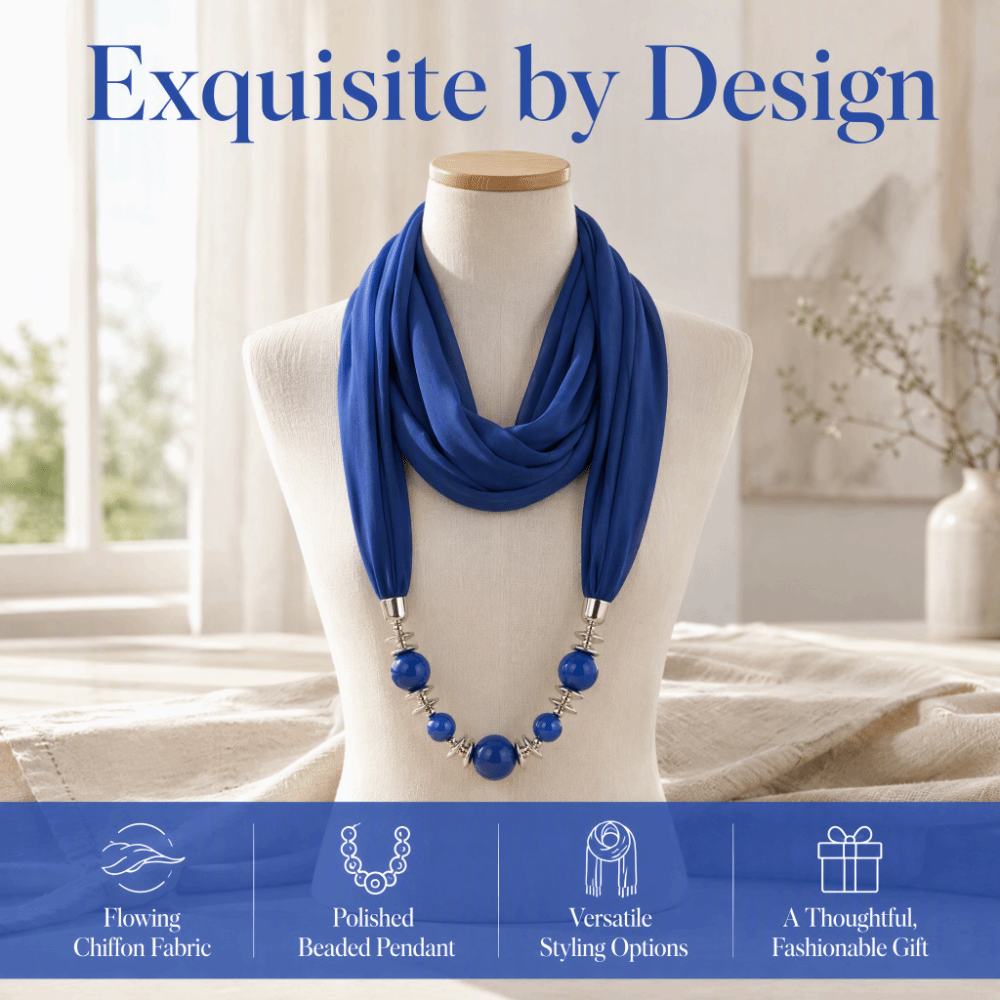 패션 쉬폰 스카프 단색 비즈 장식 스카프 빈티지 스타일 - Infinity Scarf Knit 리뷰 및 가격