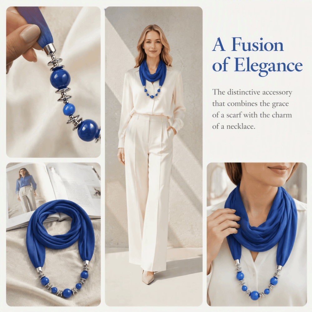 패션 쉬폰 스카프 단색 비즈 장식 스카프 빈티지 스타일 - Infinity Scarf Knit 리뷰 및 가격