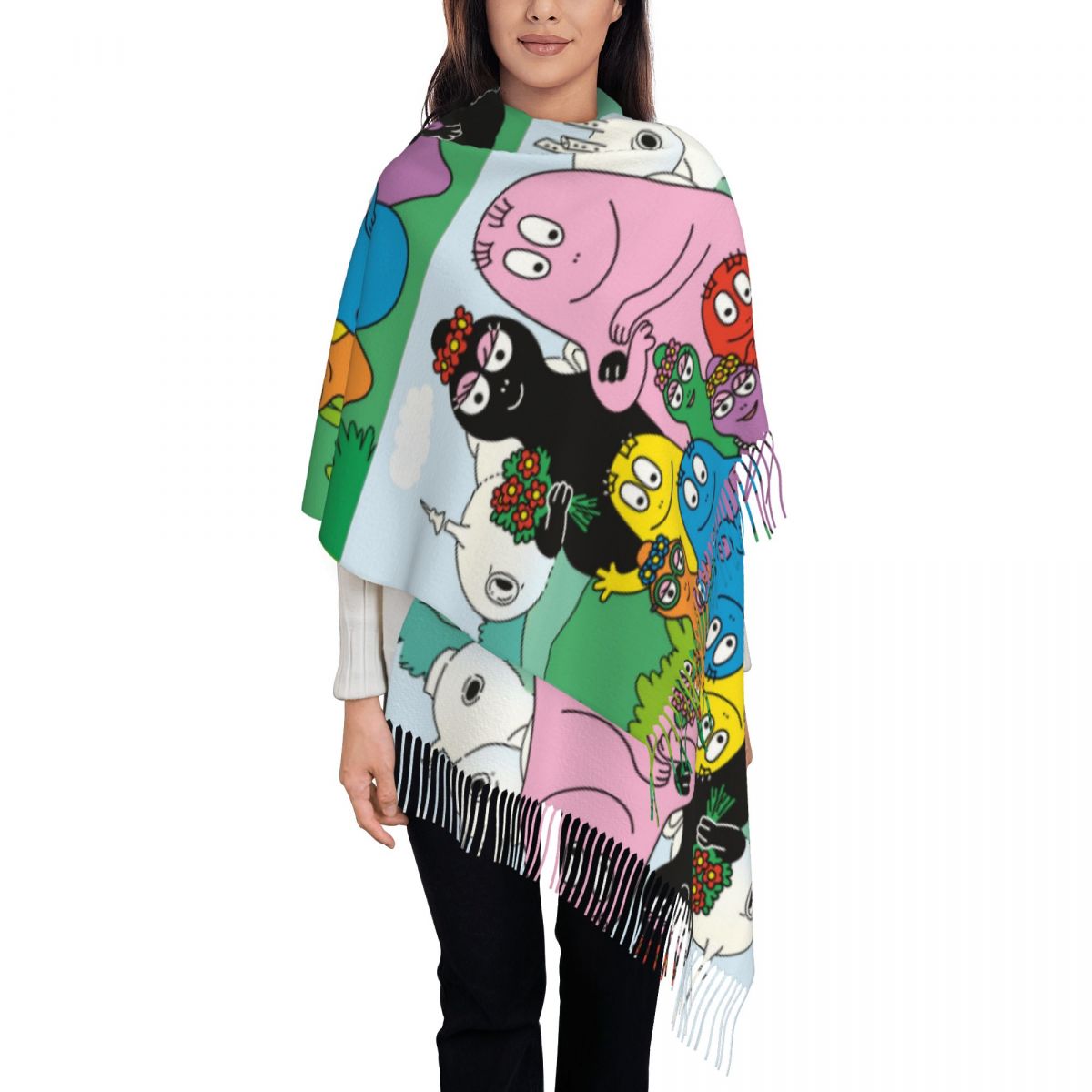 레 바바파파 가족 숄 여성용 겨울 따뜻한 대형 롱 스카 - Pashmina Wrap Large 리뷰 및 가격
