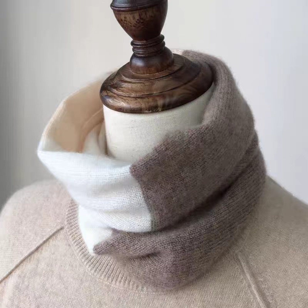 부드러운 배색 무한대 스카프 방풍 신축성 있는 루프 넥 - Infinity Scarf Knit 리뷰 및 가격