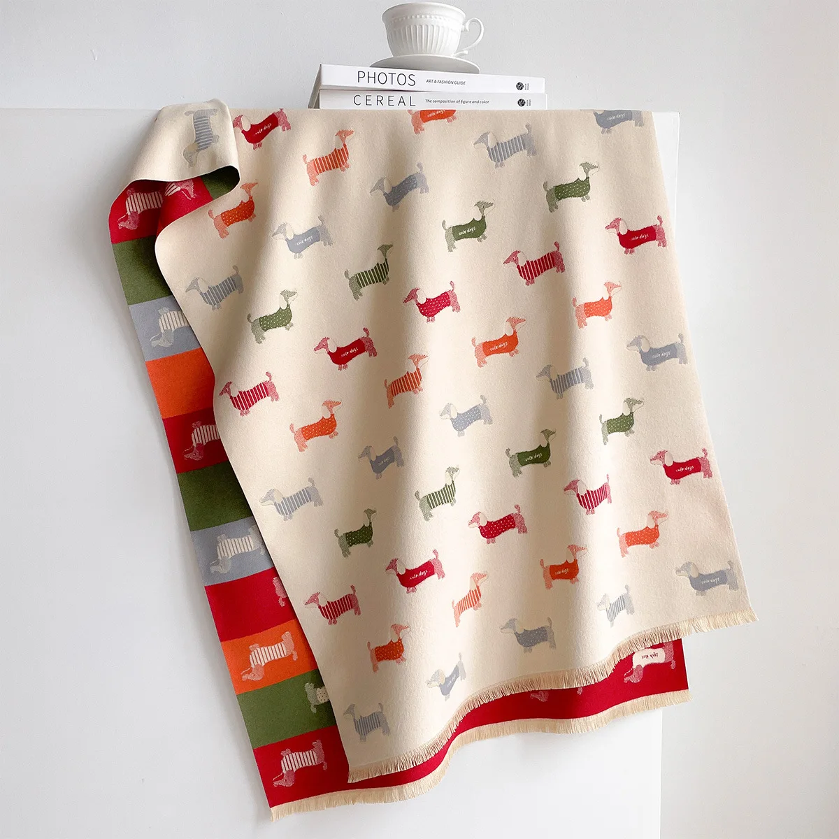 인조 캐시미어 소재의 여성용 술 장식 두꺼운 따뜻한 숄 - Pashmina Wrap Large 리뷰 및 가격