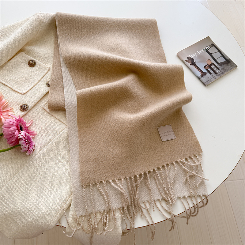 인조 캐시미어 소재의 여성용 술 장식 두꺼운 따뜻한 숄 - Pashmina Wrap Large 리뷰 및 가격