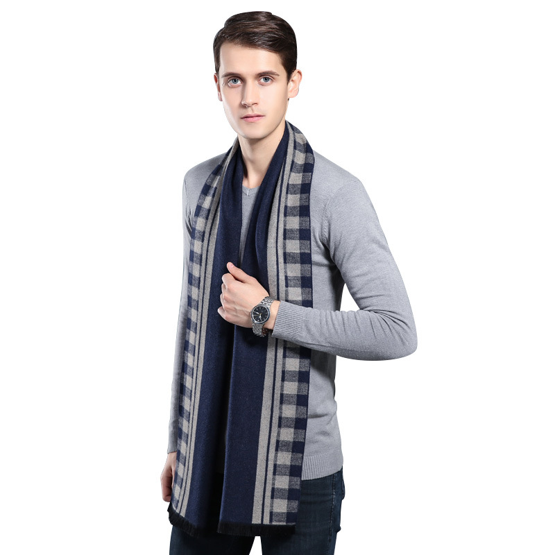 디자이너 브랜드 체크 남성 스카프 겨울용 따뜻한 캐시미 - Muffler Men Wool 리뷰 및 가격