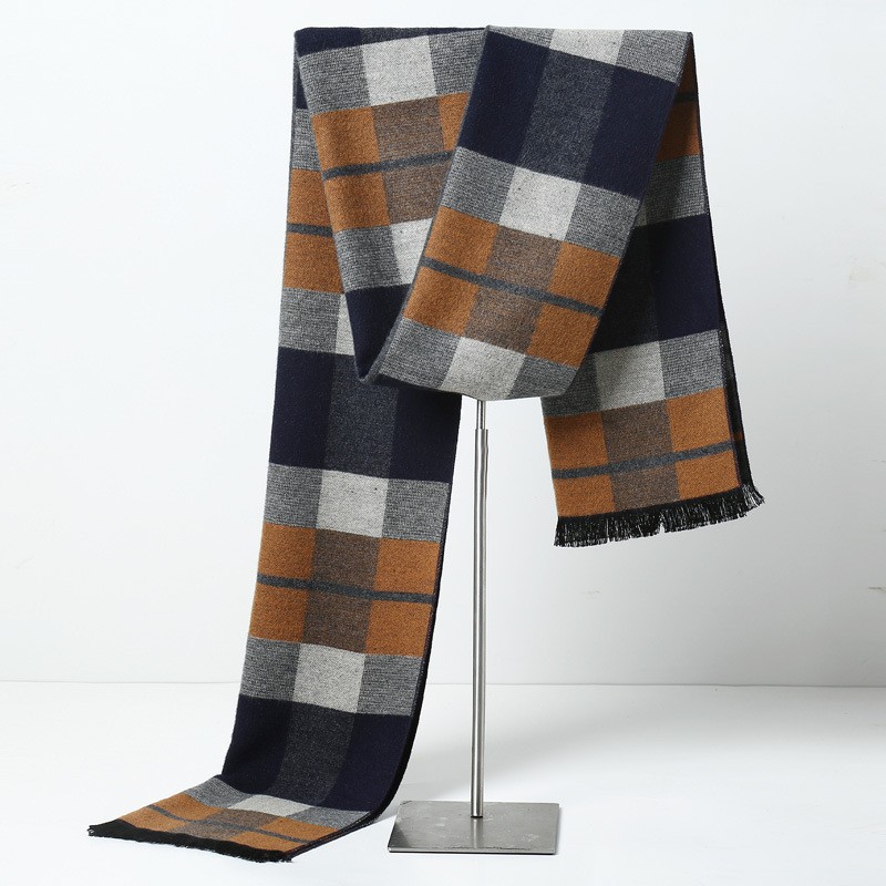디자이너 브랜드 체크 남성 스카프 겨울용 따뜻한 캐시미 - Muffler Men Wool 리뷰 및 가격