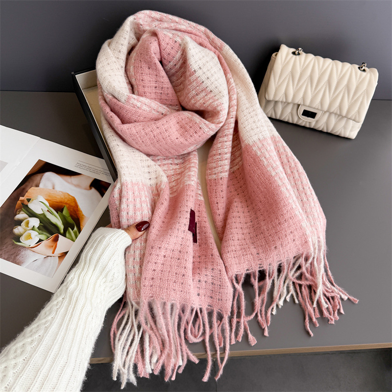 여성용 모조 캐시미어 소재의 따뜻한 스카프, 술 장식이 - Pashmina Wrap Large 리뷰 및 가격