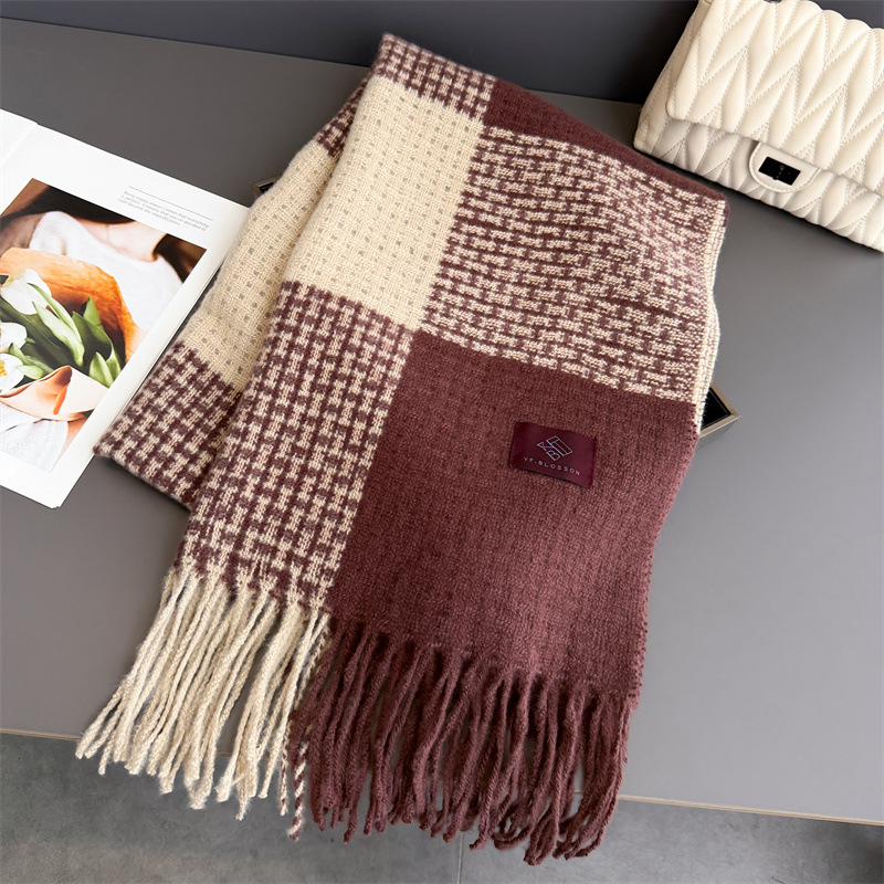 여성용 모조 캐시미어 소재의 따뜻한 스카프, 술 장식이 - Pashmina Wrap Large 리뷰 및 가격