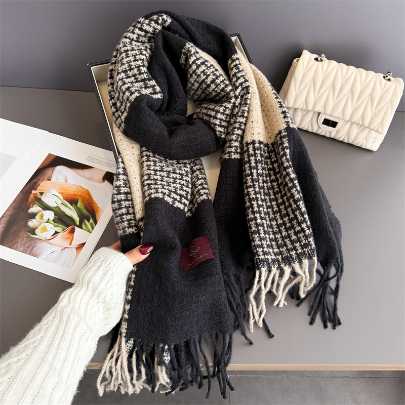 여성용 모조 캐시미어 소재의 따뜻한 스카프, 술 장식이 - Pashmina Wrap Large 리뷰 및 가격