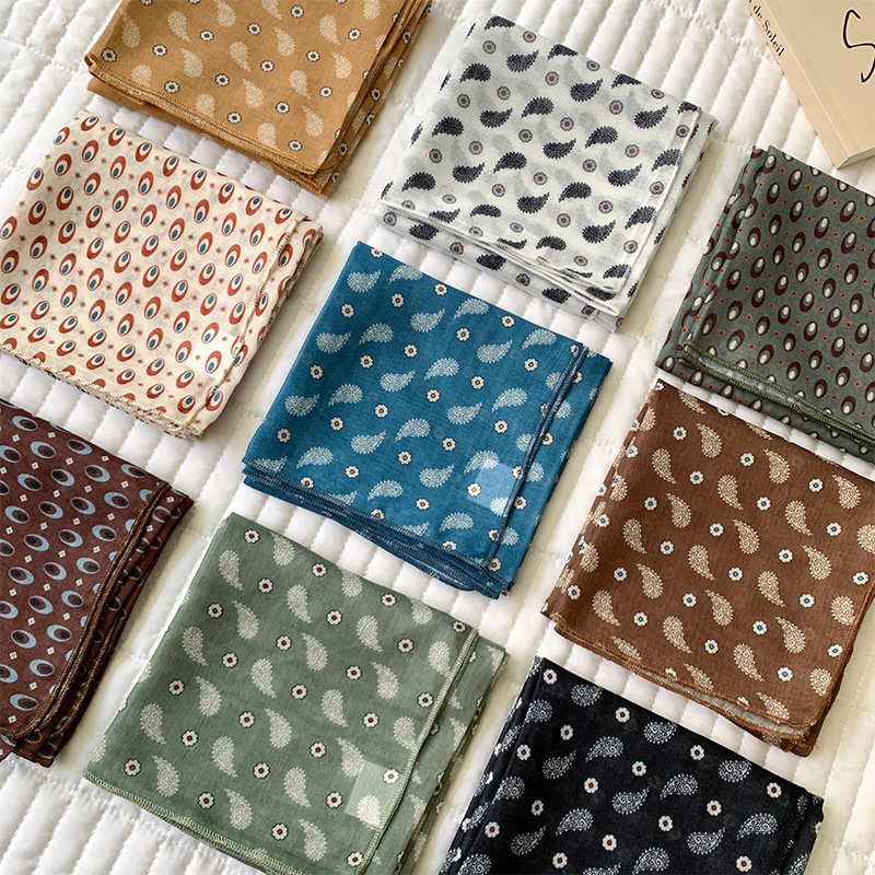 여성용 코튼 느낌 스카프 헤어밴드 사각 스카프 헤어밴드 - Bandana Cotton 리뷰 및 가격