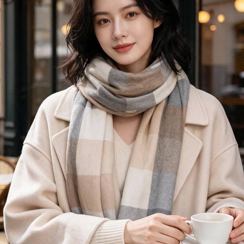 두꺼운 소재의 넥 스카프, 일상복에 어울리는 튜브형 스 - Infinity Scarf Knit 리뷰 및 가격